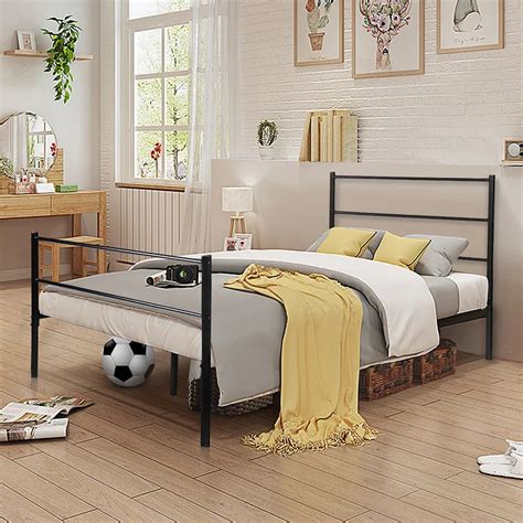 Single Bed: Modular Black Metal Bed – GKW Retail