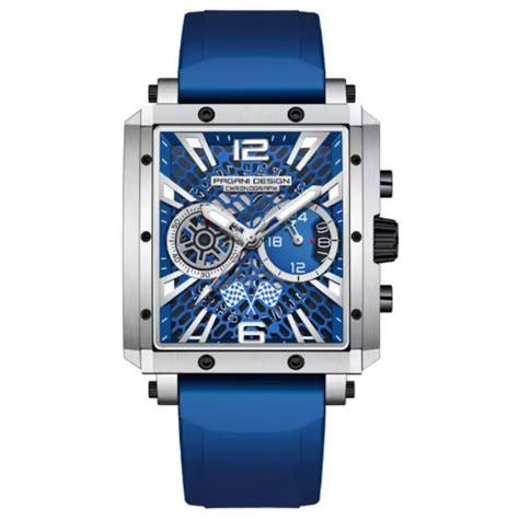 Pagani Design PD-1725 Racing Series Skeleton Design Men's 50M Waterpro ...