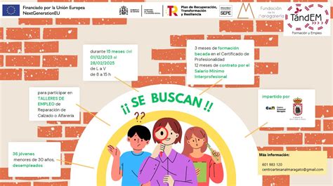 Taller de empleo para menores de 30 años