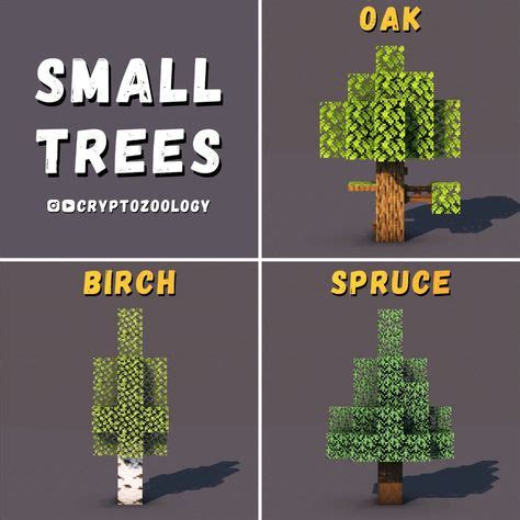 Image result for Small Custom Tree Minecraft