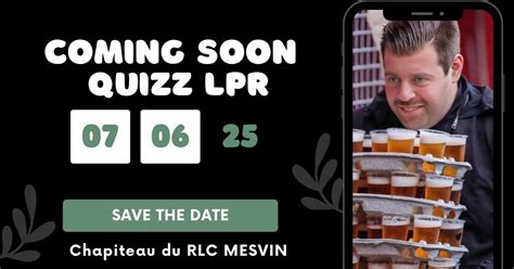 Quizz LPR 2025 , Rlc Mesvin, Mons, 7 June 2025 | AllEvents