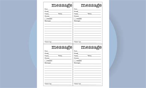 Image result for Phone Message Notes. Printable