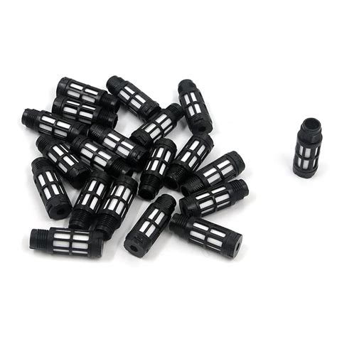 Buy Dnyta 20pcs Plastic Pneumatic Muffler 1/8" NPT Air Compression ...