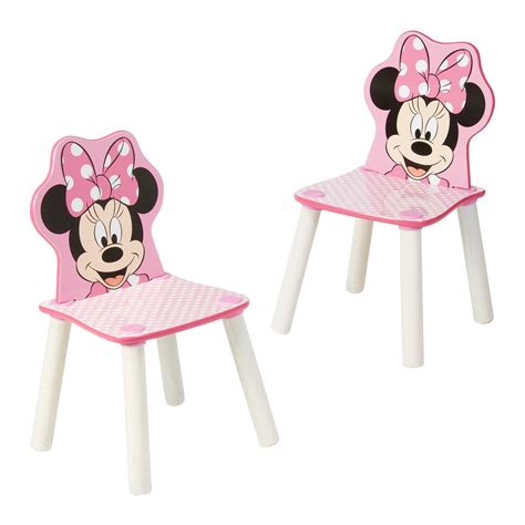 Children's table with Minnie Mouse chairs - banaby.eu