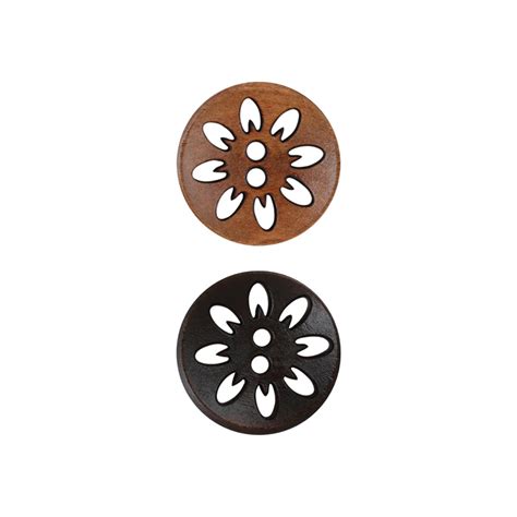 Cutwork Design Wooden Brown Jacket Button – JHONEA ACCESSORIES