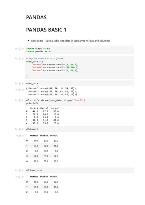 Image result for Python Code for Pndas