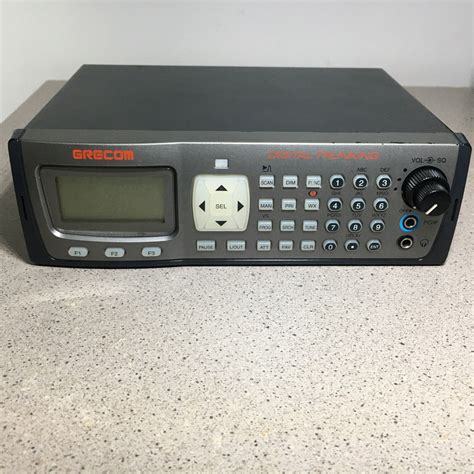 GRECOM GRE PSR-600 Digital Trunking Mobile Base Scanner LATEST FIRMWARE ...