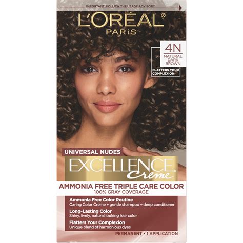 Buy L'Oreal Paris Excellence Universal Nudes Permanent Hair Color, Ammonia Free Hair Dye for ...