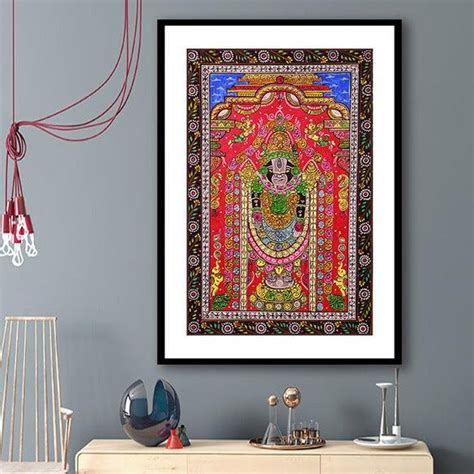 Tirupati Balaji Pattachitra Art Painting For Home Wall Art Decor ...