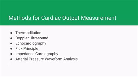 Image result for Cardiac Output Measurement
