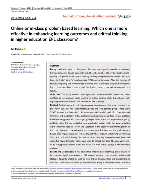 Image result for Problem Based Learning Higher Education