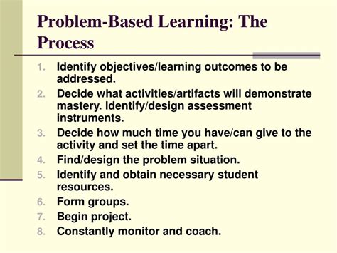 Image result for Problem Based Learning Goals