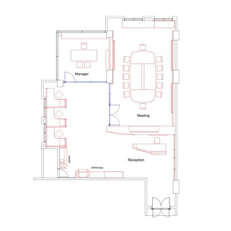 Small Office Interior Design Layout Plan 的图像结果