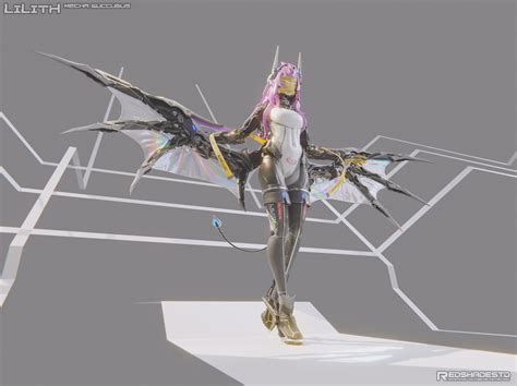ArtStation - Lilith Mecha Succubus - Project Files | Resources