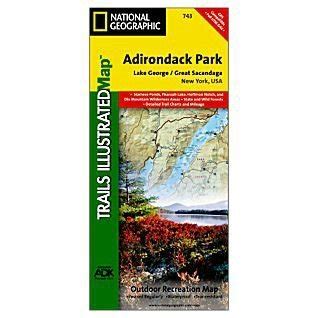 National Geographic Maps Trails Illustrated Map Lake George / Great ...