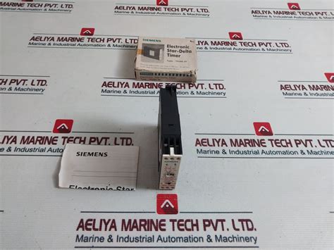 Siemens 7Pu60 20-3Nj2 Star-delta Timer – Aeliya Marine Tech®