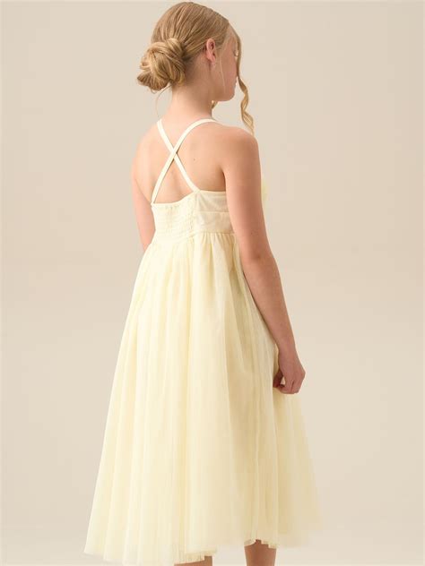 Buy Angel & Rocket Yellow Lily Corsage Mesh Dress from Next India