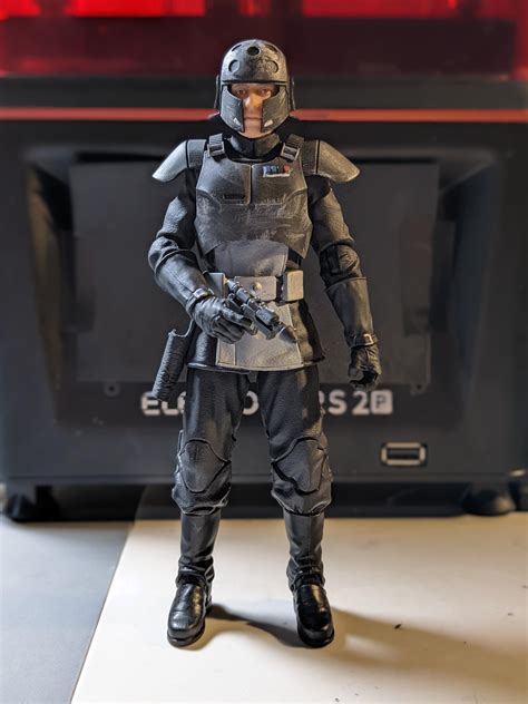 Custom Black Series Imperial Security Bureau Agent : r/starwarsblackseries