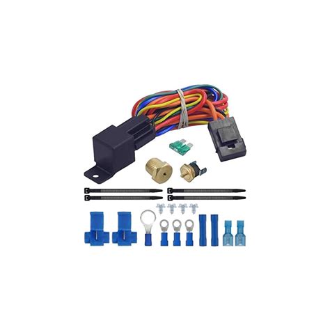 Buy American Volt Electric Radiator Fan Thermostat Wiring Relay Switch ...
