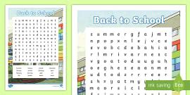 Twinkl Australia's Back-to-School Word Search | Twinkl