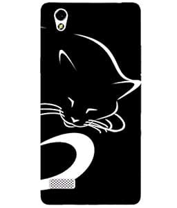 CSK Black and white abstract drawings Mobile Case Cover for OPPO MIROR ...