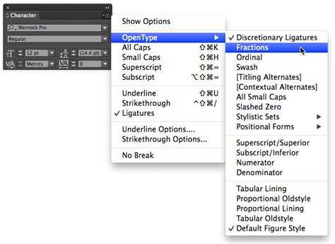 Image result for OpenType Features