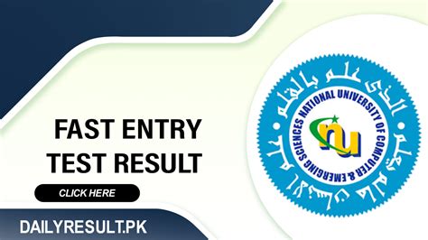 Image result for Fast Entry Test Sample