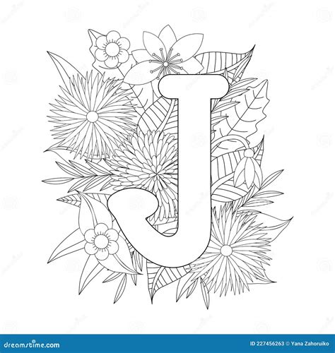 Coloring Pages With The Letter J