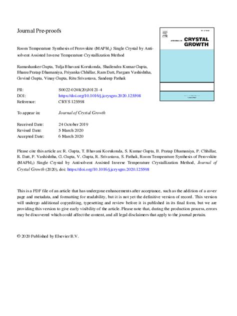 Inverse Temperature Crystallization Method 的图像结果