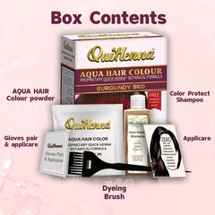 QuikHenna Dark Burgundy Hair Dye – Natural, Vegan & Bold Color – QUIKHENNA