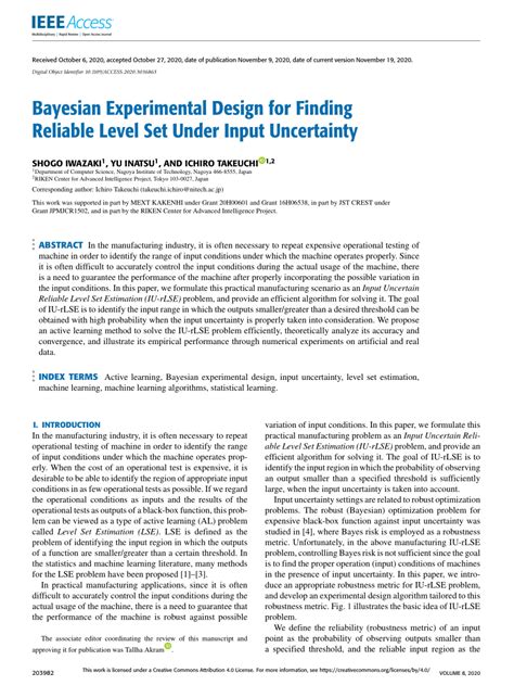 Bayesian Experimental Design Applications 的图像结果