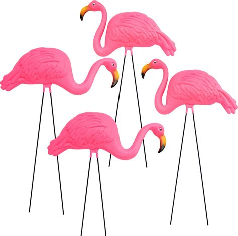 Amazon.com: JOYIN 3 Pack Large Pink Flamingo Yard Decorations, Medium ...