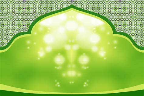 hijau baground islami