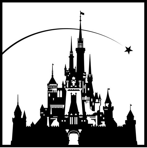Disney Castle Outline Picture