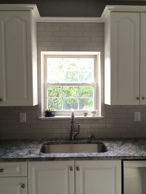 Image result for Tile around Kitchen Window
