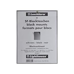 Buy Lighthouse SF Block Mount Assortment - 9 Different Sizes - Black ...