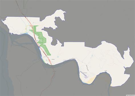 Map of Klamath CDP - Thong Thai Real