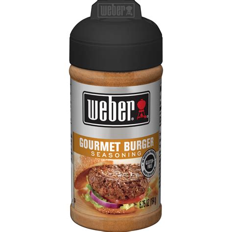 Weber® Gourmet Burger Seasoning 5.75 oz. Shaker - Walmart.com