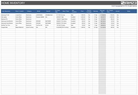 Computer Inventory Excel Template 的图像结果