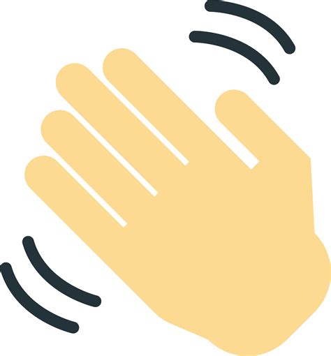 Waving Hand Emoji Transparent