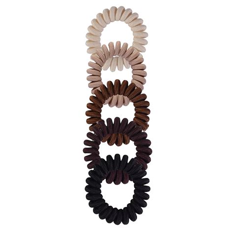 Emberly 5-pc. Spiral Hair Ties Set