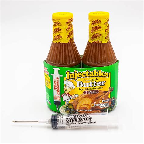 Amazon.com : Tony Chachere's Injectable Creole Style Butter Marinade ...