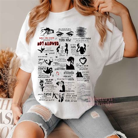 TV Girl Not Allowed Ver 4 Lyric Shirt - Western Meowdy