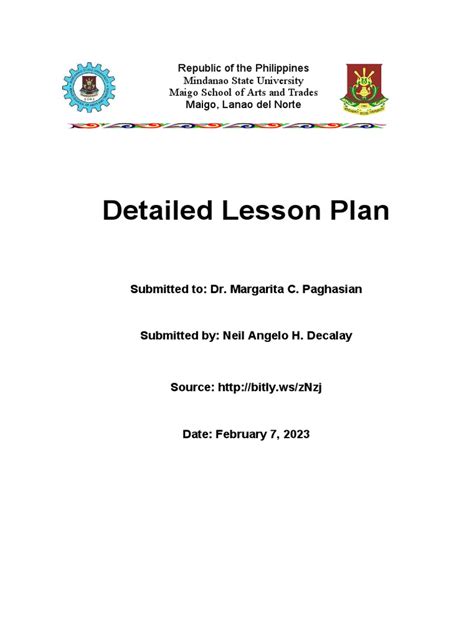 Image result for Lesson Plan Science Grade 7