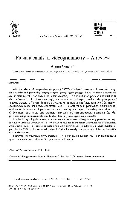 Image result for Videogrammetry Applications