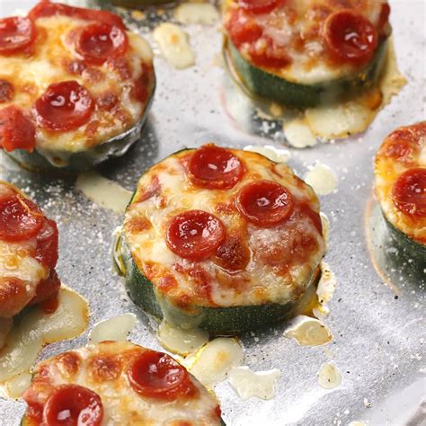 Zucchini Pizza Bites - Zucchini Zone
