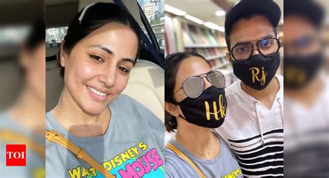 Hina Khan goes out shopping with beau Rocky and sister-in-law; in pics ...