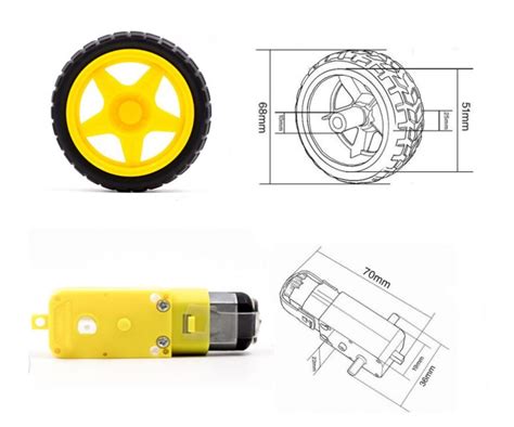 4WD Smart Robot Car Chassis Kit Double Layer Acrylic Platform
