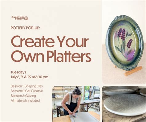 Slab to Table: Handcrafted Platters at Queenston Pottery (3 Session ...