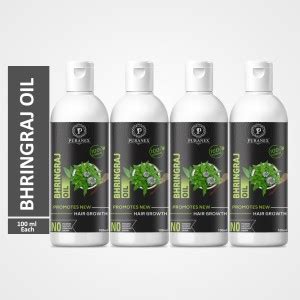 puranex 100% Cold Pressed Maha Bhringraj Hair Growth Oil 100 ml (Pack ...